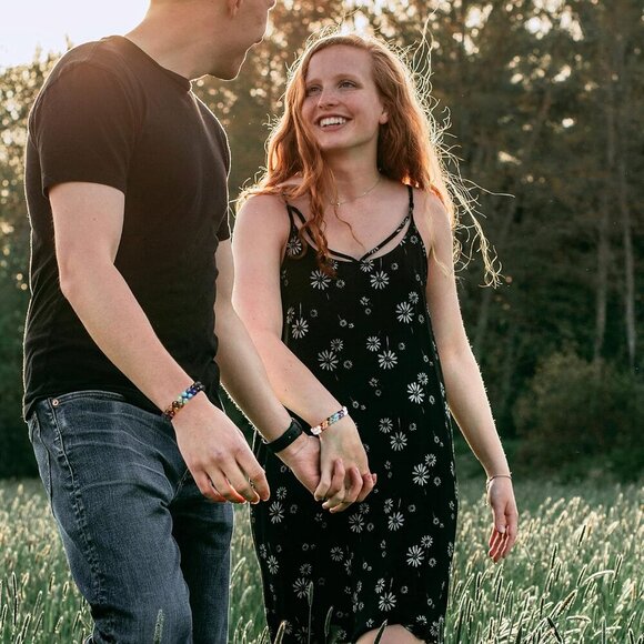 White Turquoise Crystals Yoga Stone Bead Chakra Relax Bracelet for Womens Mens - Picture 8 of 8